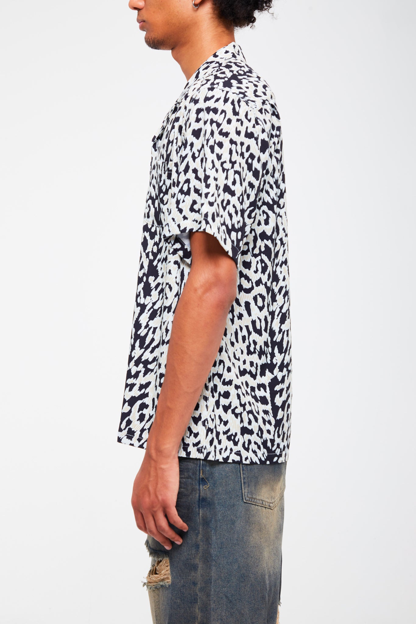 CHEMISE À MOTIF LÉOPARD