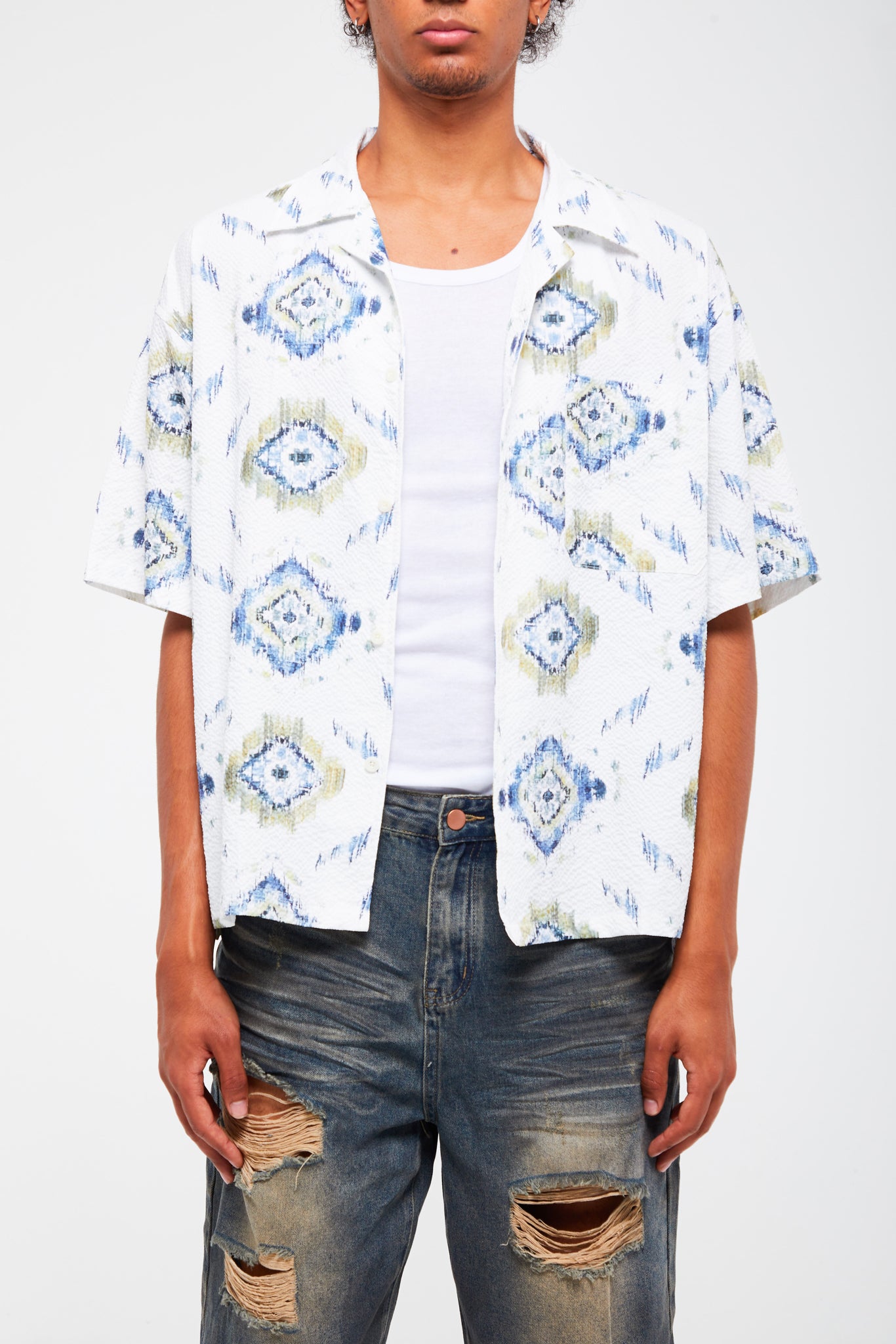 CHEMISE À MOTIF DIAMOND