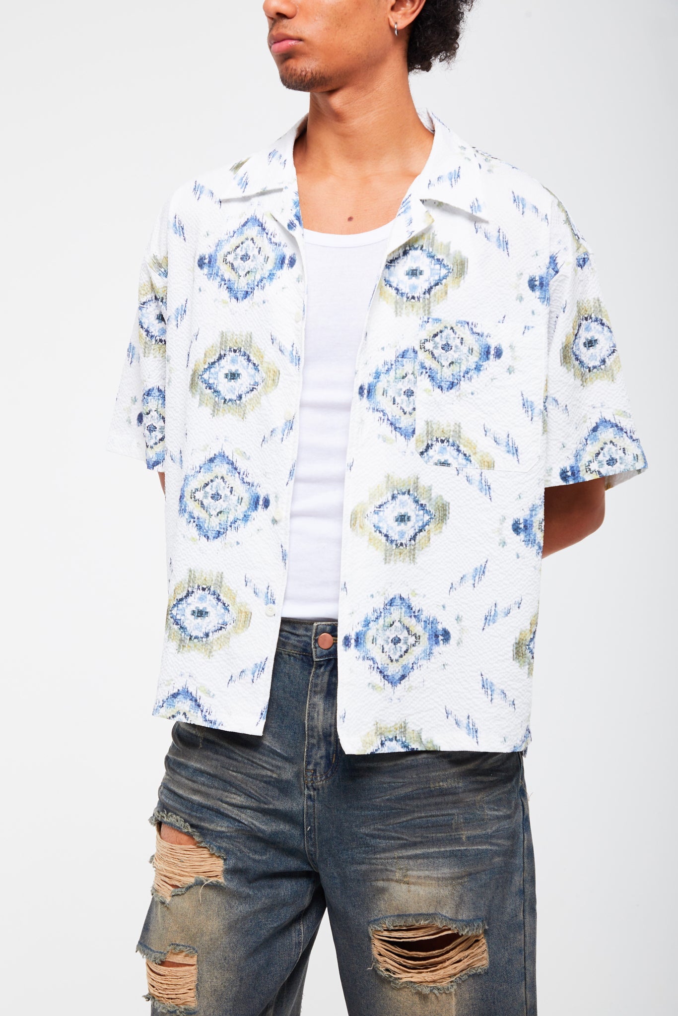 CHEMISE À MOTIF DIAMOND
