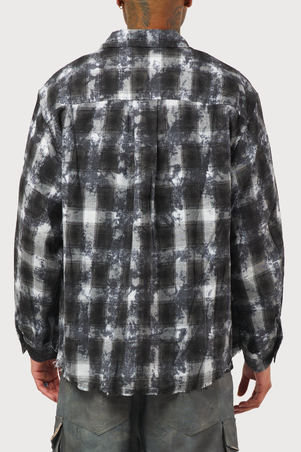 CHEMISE À CARREAUX NOIRE