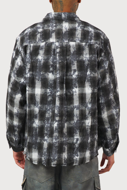CHEMISE À CARREAUX NOIRE