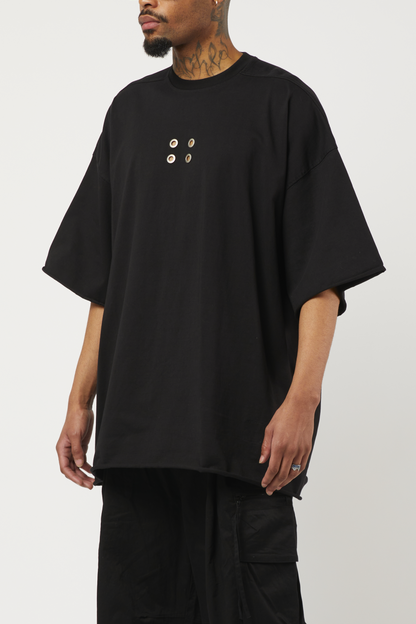 T-SHIRT NOIR SUPER OVERSIZE