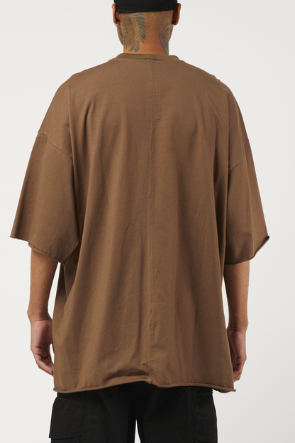 T-SHIRT MARRON SUPER OVERSIZE