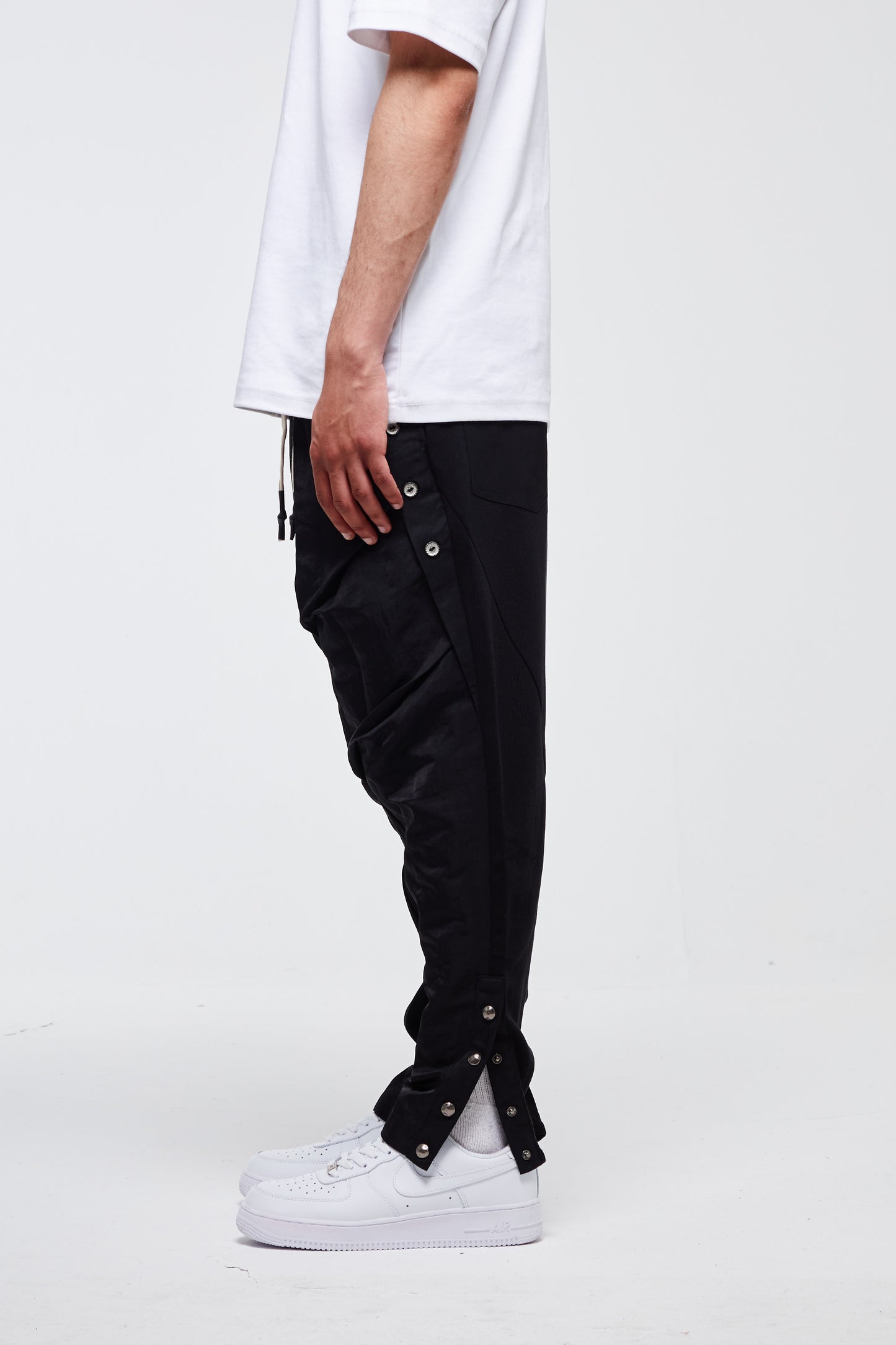 PANTALON TECHNIQUE BI-MATIÈRES NOIR