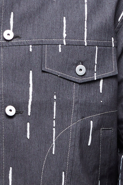 RIPPED DENIM JACKET