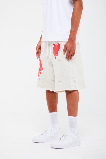 SWEATSHORT "COEUR"