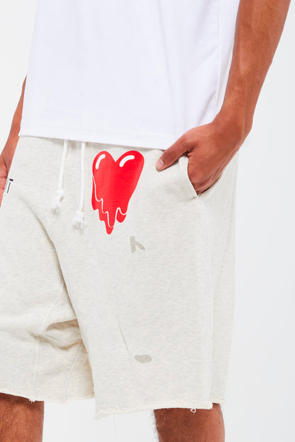 SWEATSHORT "COEUR"
