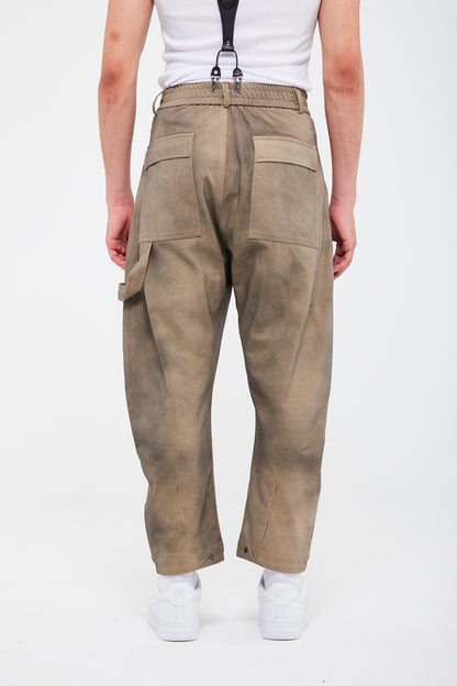 PANTALON TAILLE HAUTE DÉLAVÉ