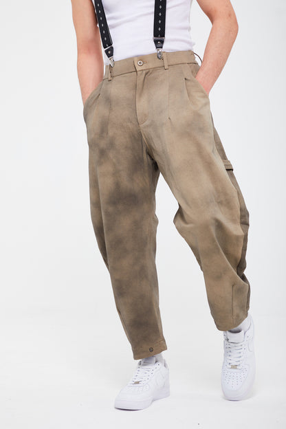 PANTALON TAILLE HAUTE DÉLAVÉ