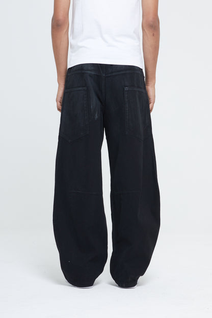 WASHED BAGGY DENIM