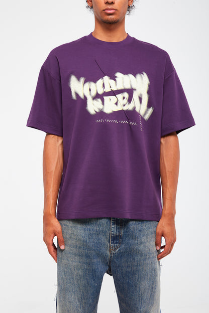 T-SHIRT OVERSIZE « RIEN DE RÉEL »