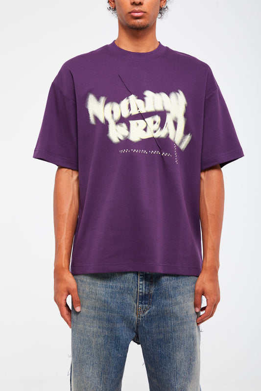 T-SHIRT OVERSIZE « RIEN DE RÉEL »
