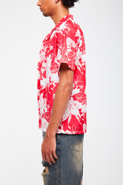 CHEMISE À MOTIF HAWAÏEN