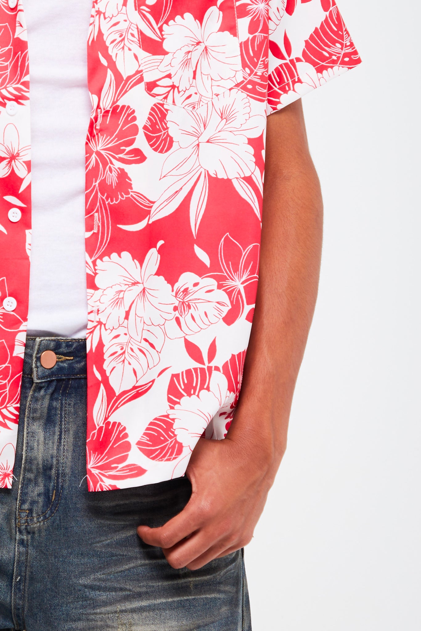 CHEMISE À MOTIF HAWAÏEN