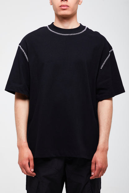 T-SHIRT OVERSIZE À COUTURES
