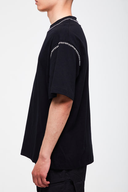 T-SHIRT OVERSIZE À COUTURES