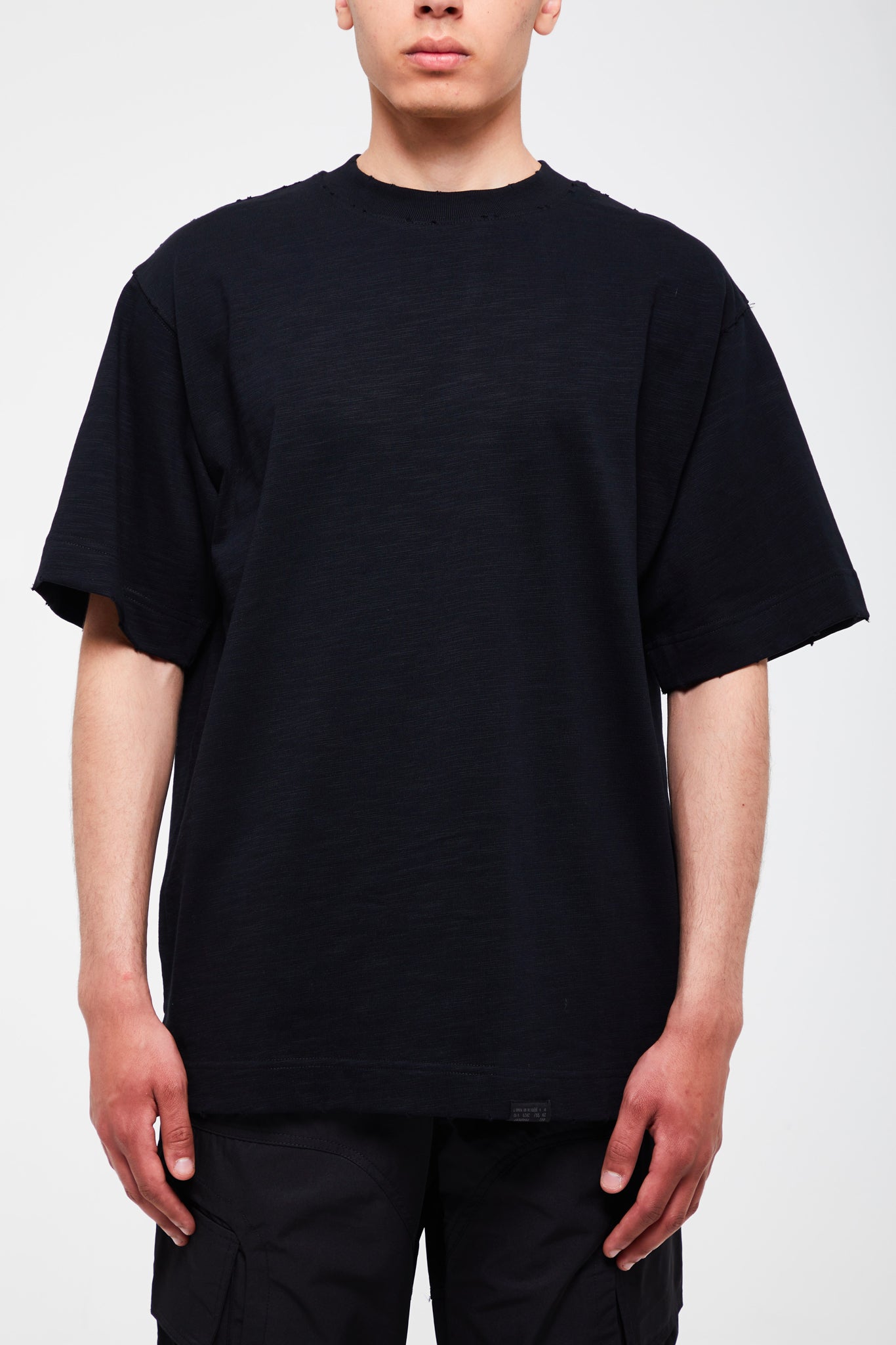 T-SHIRT OVERSIZE À DÉTAILS DÉCHIRÉS