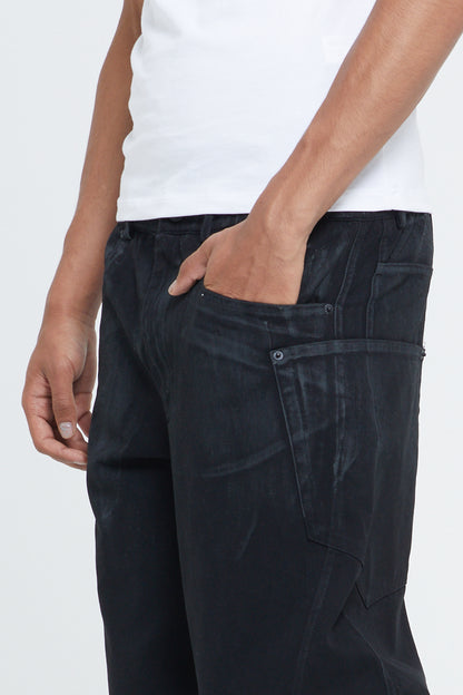 WASHED BAGGY DENIM